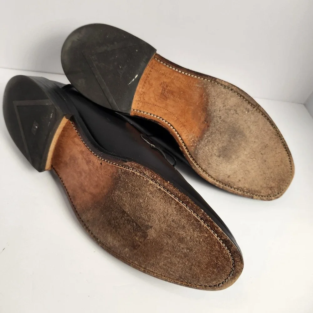 Allen‎ Edmonds Men's Dressy Minimalist Black Shoes Size 10D